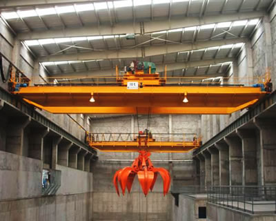 grab bucket bridge crane