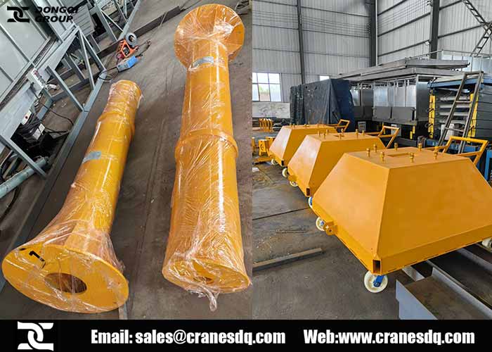 2 ton mobile jib crane for sale to peru