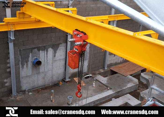 push manual top running bridge cranes