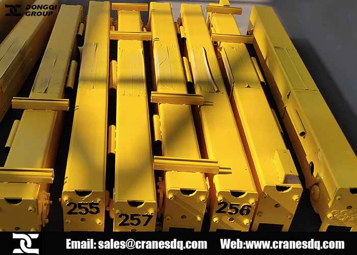 European standard single girder overhead crane production