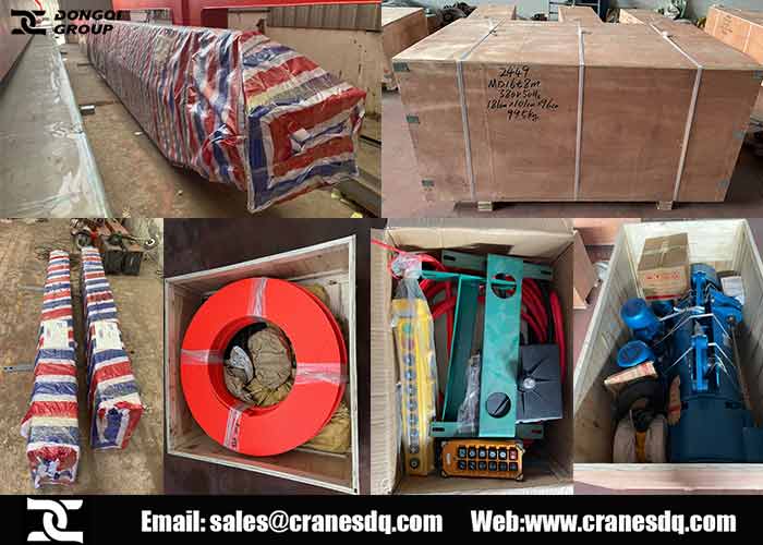 Uzbekistan 16 ton eot crane and accessories