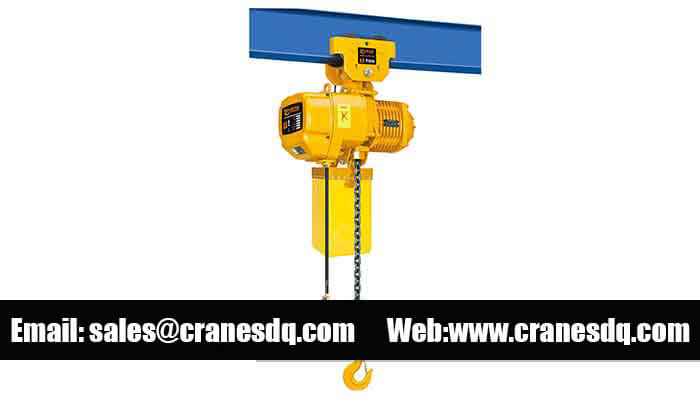 Manual trolley electric chain hoist for sale- Dongqi electric chain hoist