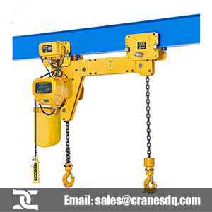 double hook/ dual hook electric chain hoist, twin hook electric chain hoist