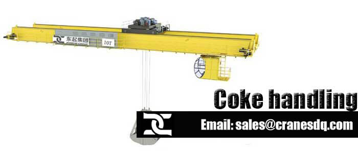 Coke handling crane- Dongqi coke industrial overhead crane