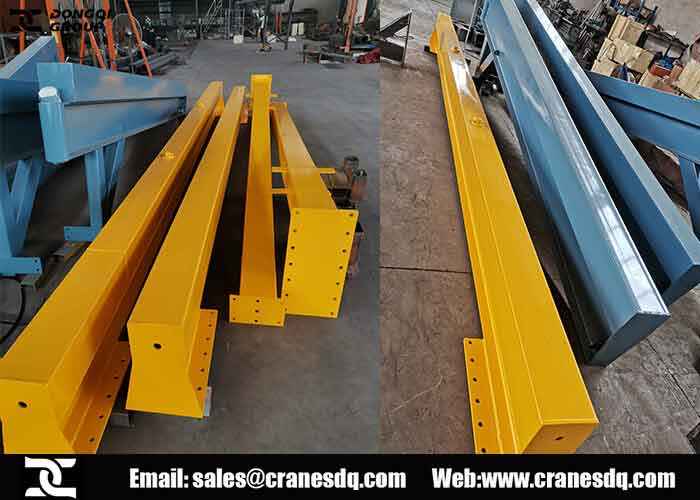 2 ton hand pushed small gantry crane production