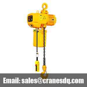 3 ton  fixed type chain monorail crane hoist - Dongqi chain monorail crane hoist supplier 