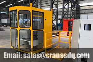 Overhead crane and gantry crane parts: driver's cabin