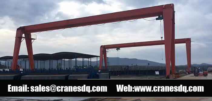 Dognqi gantry crane - Custom gantry crane design with crane span of 36 m