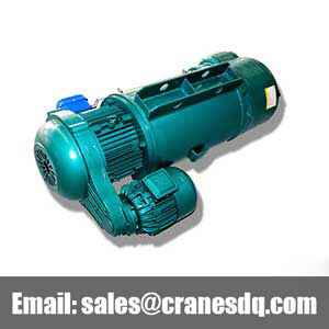 Double speed electric wire rope hoist