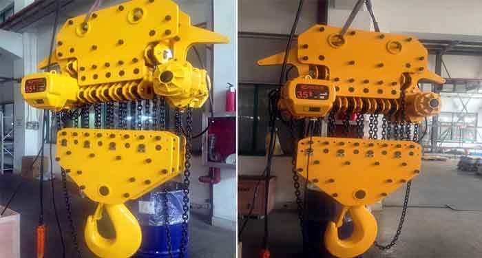 35 ton electric chain hoist for your reference- Electric chain hoist manufacturer and supplier