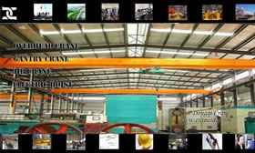 Double trolley7 ton overhead  crane for sale 