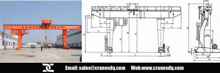 MDG gantry crane and gantry crane dwg