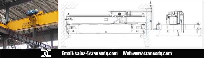 LDP single girder bridge crane and bridge crane dwg