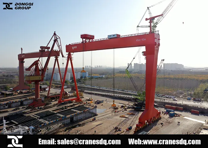 rail mounted gantry crane shipyard