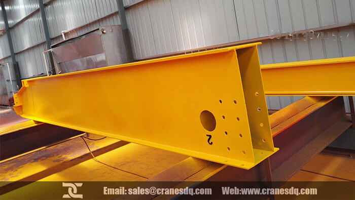 3.2 ton single girder overhead crane for Mauritius -Dongqi 3.2 ton single girder eot crane 