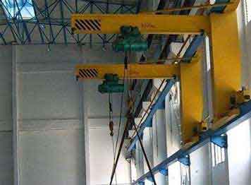 2 ton crane - Wall travelling jib crane