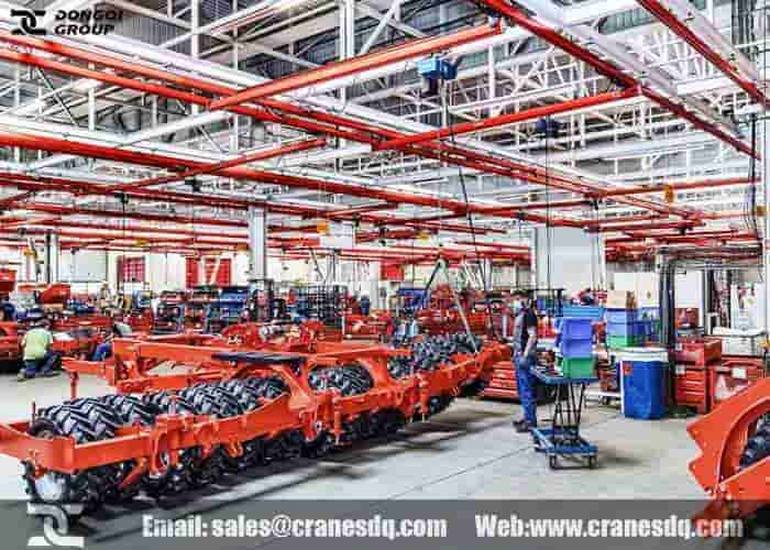 1 ton KBK cranes for sale to Agricultural Manufacturing in Mexico