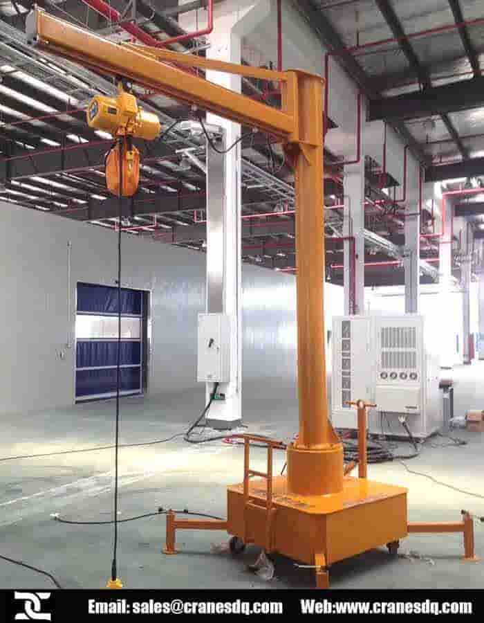 1.5 ton mobile jib crane for sale to Philippines