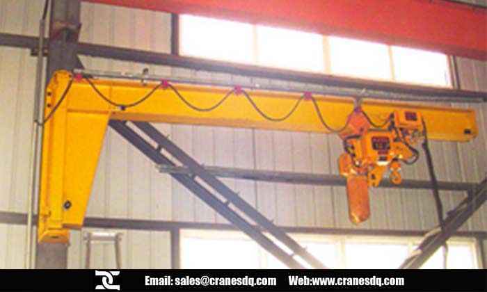 Wall cantilever workshop overhead crane