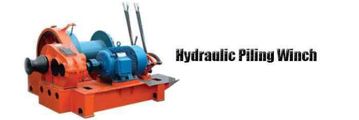 Dongqi JKL fast speed hydraulic piling winch - Dongqi hydraulic winch manufacturer