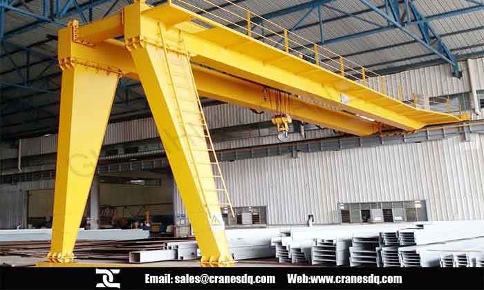 European hoist crane - FEM Standard  semi girder gantry crane